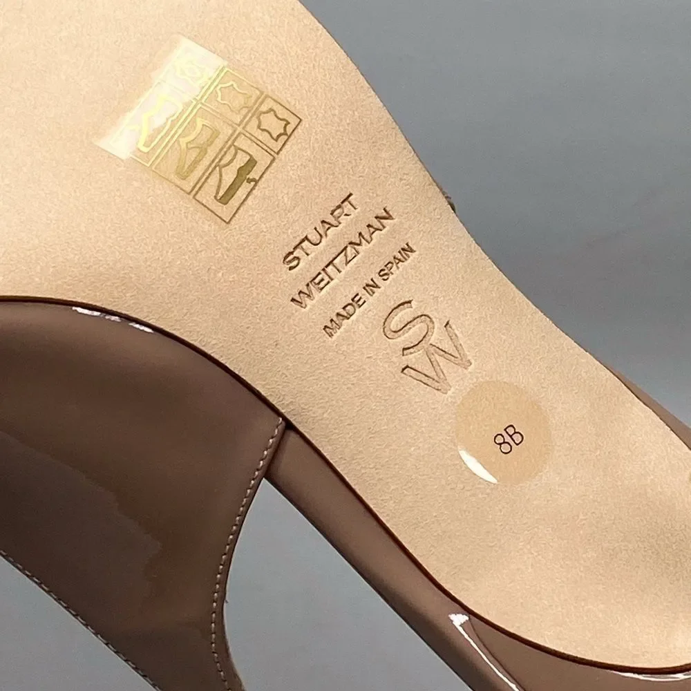 Stuart Weitzman Patent Leather Strappy Pumps size 8